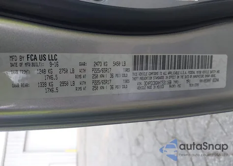 2017 Dodge Journey Sxt z USA, uszkodzony, nr VIN 3C4PDCBGXHT531168